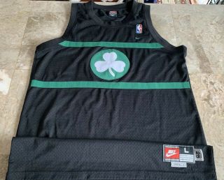 Nike Nba Boston Celtics Paul Pierce 34 Black Jersey Size L Length,  2