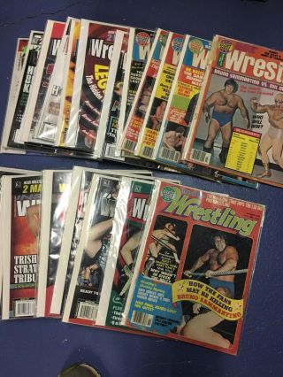 The Wrestler And Inside Wrestling Magazines