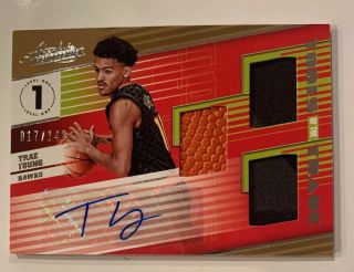 2018 - 19 Absolute Tools Of The Trade Rookie Auto Trae Young /149 Hawks