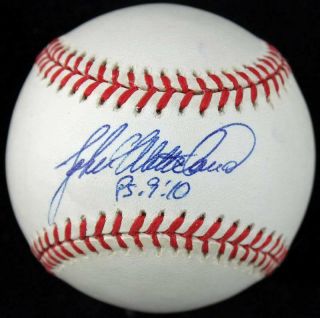 Yankees John Wetteland Signed Authentic Oml Baseball Jsa F77135