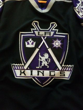 Adult KOHO Los Angeles Kings Purple/Black/Silver CCM NHL Jersey Size XXL 4