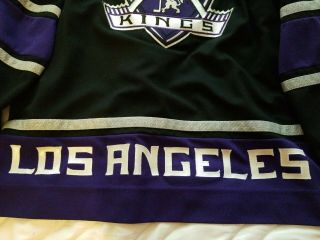 Adult KOHO Los Angeles Kings Purple/Black/Silver CCM NHL Jersey Size XXL 5