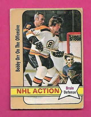 1972 - 73 Opc 58 Bruins Bobby Orr Action Good Card (inv C3061)