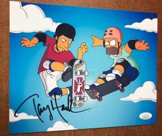 Tony Hawk Signed Autographed Official Auto 8x10 Simpsons Photo Cool