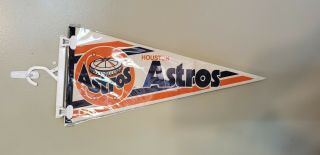 Houston Astros Astrodome Large Mlb Felt Pennant With Holder 11