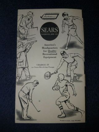 1965 Sears Roebuck & Co Batting Tips from Ted Williams Chairman Sports Advisory 2