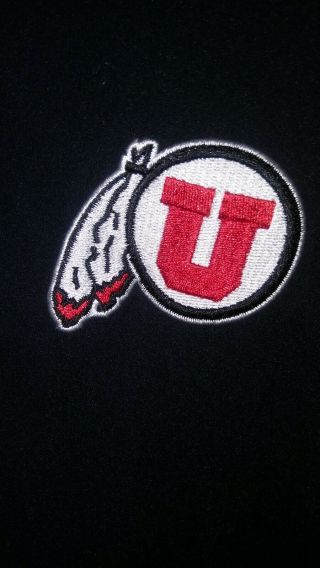 Utah Utes Mens Shirt Under Armour Loose Gear Black XL Coupe Lache zip pull 2