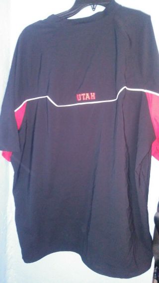 Utah Utes Mens Shirt Under Armour Loose Gear Black XL Coupe Lache zip pull 5