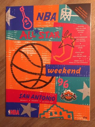 1996 Nba All - Star Game Program