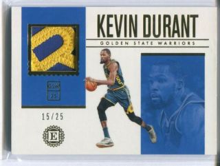 2018 - 19 Panini Encased Kevin Durant Gold Material Patch 15/25 2col