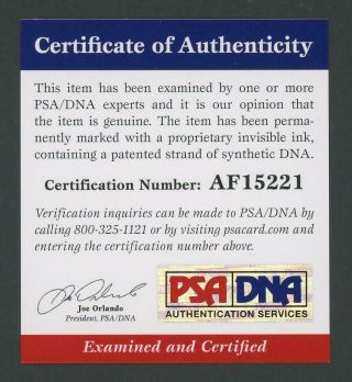 LeROY NEIMAN signed 5x7 album page - PSA/DNA certified AUTOGRAPH 2 2