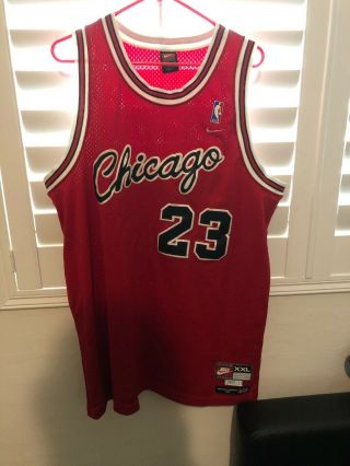 Nike 1984 Flight 8403 Michael Jordan Chicago Bulls 23 Jersey Xxl Length