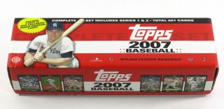 2007 Topps Baseball Opened Hobby Factory Set (661),  5 Rookie Variation Cards
