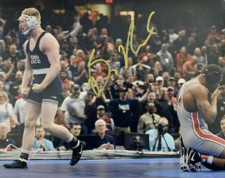 Bo Nickal Hand Signed 8x10 Photo Penn State Wrestling Autographed Authentic