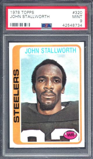 1978 Topps Football John Stallworth 320 Psa 9 (8734)