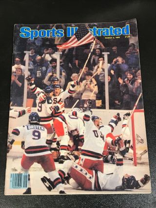 Sports Illustrated March 3 1980 Usa Hockey Gold Medal Olympic Win Miracle On Ice