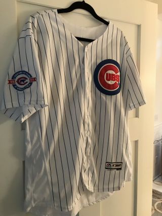Kris Bryant Chicago Cubs Mlb Majestic Flex White Jersey Size 44 (l)