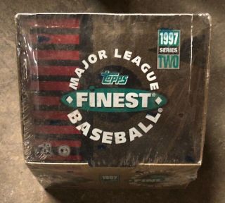 1997 Topps Finest Mlb Major League Baseball Series 2 Hobby Box