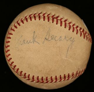 Frank Secory (d.  1995) / Frank Dascoli (d.  1990) Cubs Umpire Signed Baseball - Jsa