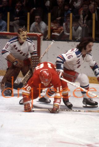 1974 Gilles Villemure York Rangers - 35mm Hockey Slide