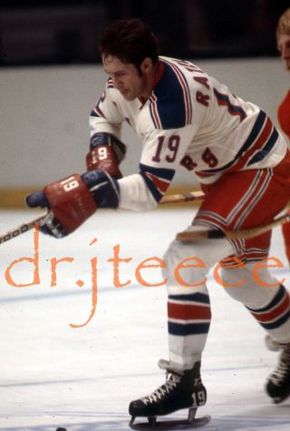 1974 Jean Ratelle York Rangers - 35mm Hockey Slide