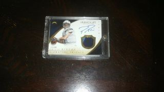 2015 Immaculate Philip Rivers Autograph " Signature Patches " Auto 11/60
