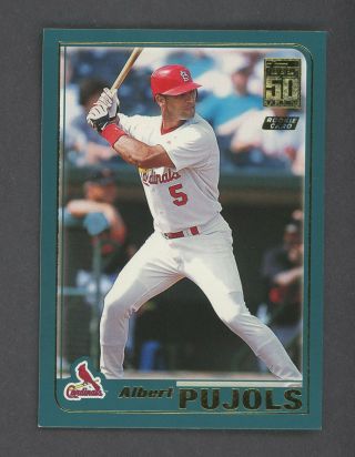 2001 Topps Traded T247 Albert Pujols St.  Louis Cardinals Rc Rookie