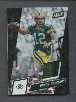2019 Panini The National Cracked Ice Aaron Rodgers Jersey 3/10 Packers