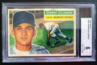 1956 Topps Baseball 164 Harmon Killebrew Bvg 6