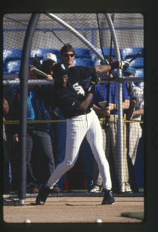 Michael Jordan Chicago White Sox Baseball 35mm Color Slide (file - 00868)