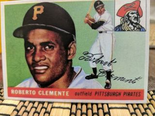 1955 Topps Roberto Clemente Pittsburgh Pirates 164.