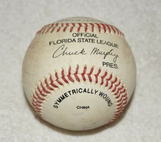 Florida State League Baseball - Chuck Murphy President - Wilson A1010
