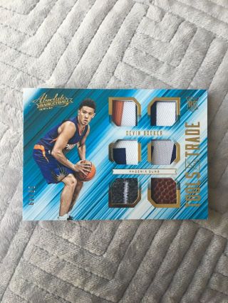 2015 - 16 Devin Booker Panini Absolute Basketball Tools Of The Trade Rc Patch /49