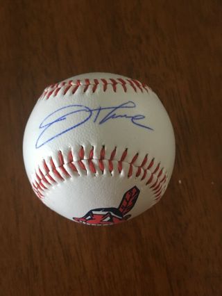 Jim Thome Signed Autographed Cleveland Indians 1995 Indians Baseball HOF 18 2