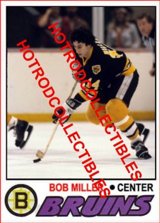 1977 - 78 Opc O Pee Chee Topps Custom Bob Miller Boston Bruins Nhl 575