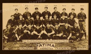1913 Cincinnati Reds Classic Baseball Team Photo Poster - 12x20