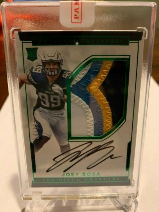 2016 Panini National Treasures Joey Bosa Rpa Rookie Patch Auto /99 Chargers