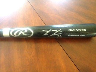 Awesome Tampa Bay Rays " Kevin Kiermaier " Autographed Adirondack Big Stick Bat