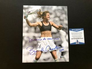 Brandi Chastain Signed Autographed Us World Cup Soccer 8x10 Photo Beckett Bas
