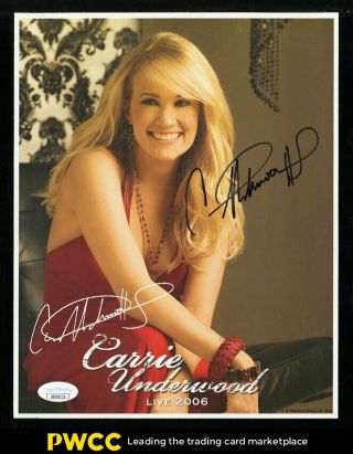 Carrie Underwood Signed Autographed 8x10 Color Photo Auto,  Jsa Auth,  (pwcc)