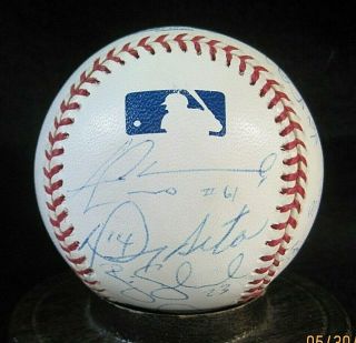 Baseball Signed By (12) 2004 Montreal Expos W/coa Livan Hernandez,  Zach Day,  10