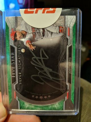 2018 Topps Five Star Joey Votto Silver Signatures 06/15