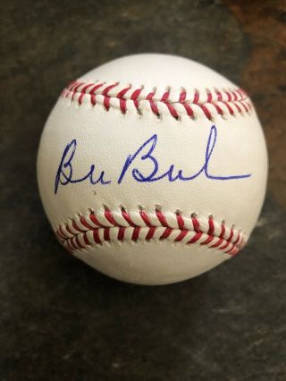 Bill Buckner Autograph Signed Romlb Baseball