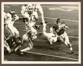 1976 Press Photo College Football Orange Bowl Oklahoma Vs Michigan