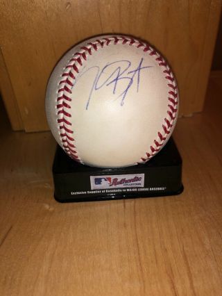Authentic Kris Bryant Signed Official 2018 Major League Baseball Rawlings
