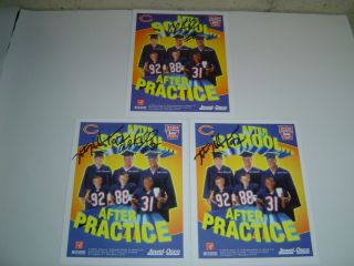 Chicago Bears Autographed Pictures By Jewel Osco