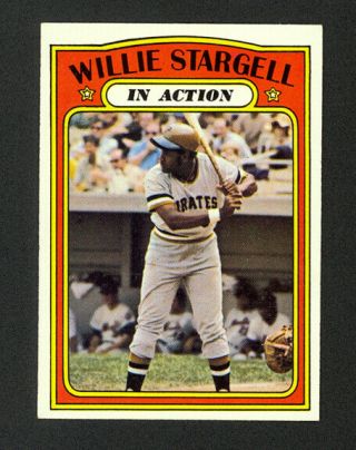 1972 Topps Willie Stargell 448 - Pittsburgh Pirates - Nm