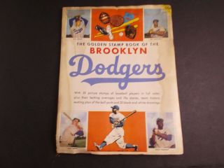 1956 The Golden Stamp Book Of The Brooklyn Dodgers - Stamps