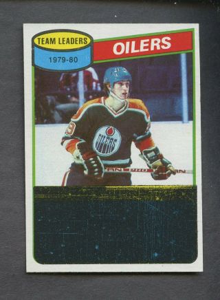 1980 Topps Hockey 182 Wayne Gretzky Edmonton Oilers Hof