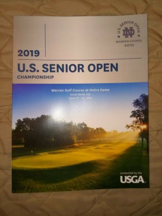 " Usga " - 40th U.  S.  Senior Open Championship Program 2019/size 8 - 1/2 " X 11 " /104pgs